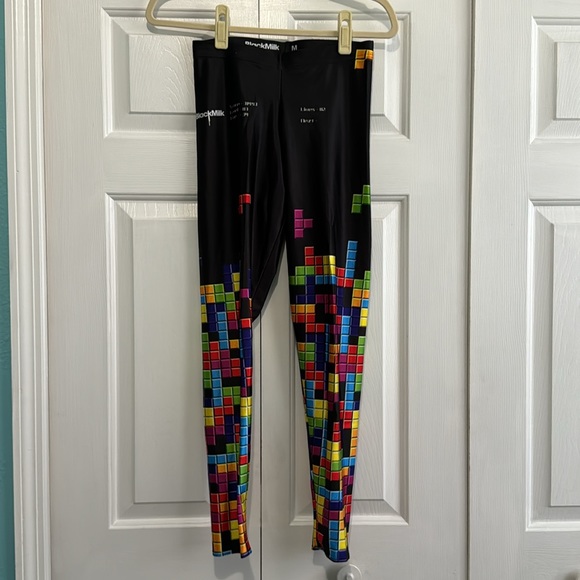 BlackMilk Tetris Leggings size Medium - Picture 2 of 6